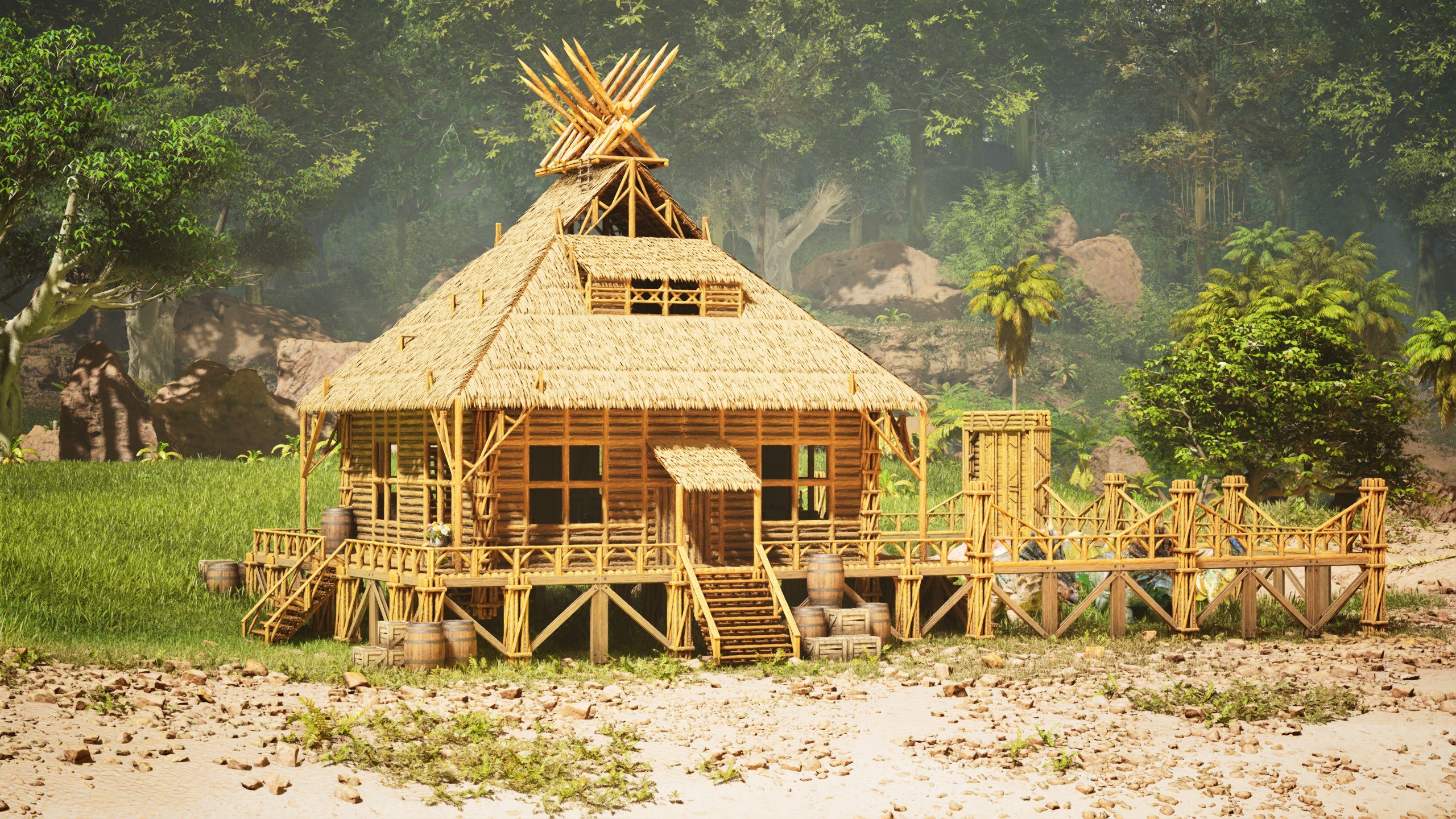 EASY Starter House with Dino Pen (LolsAtLance) 