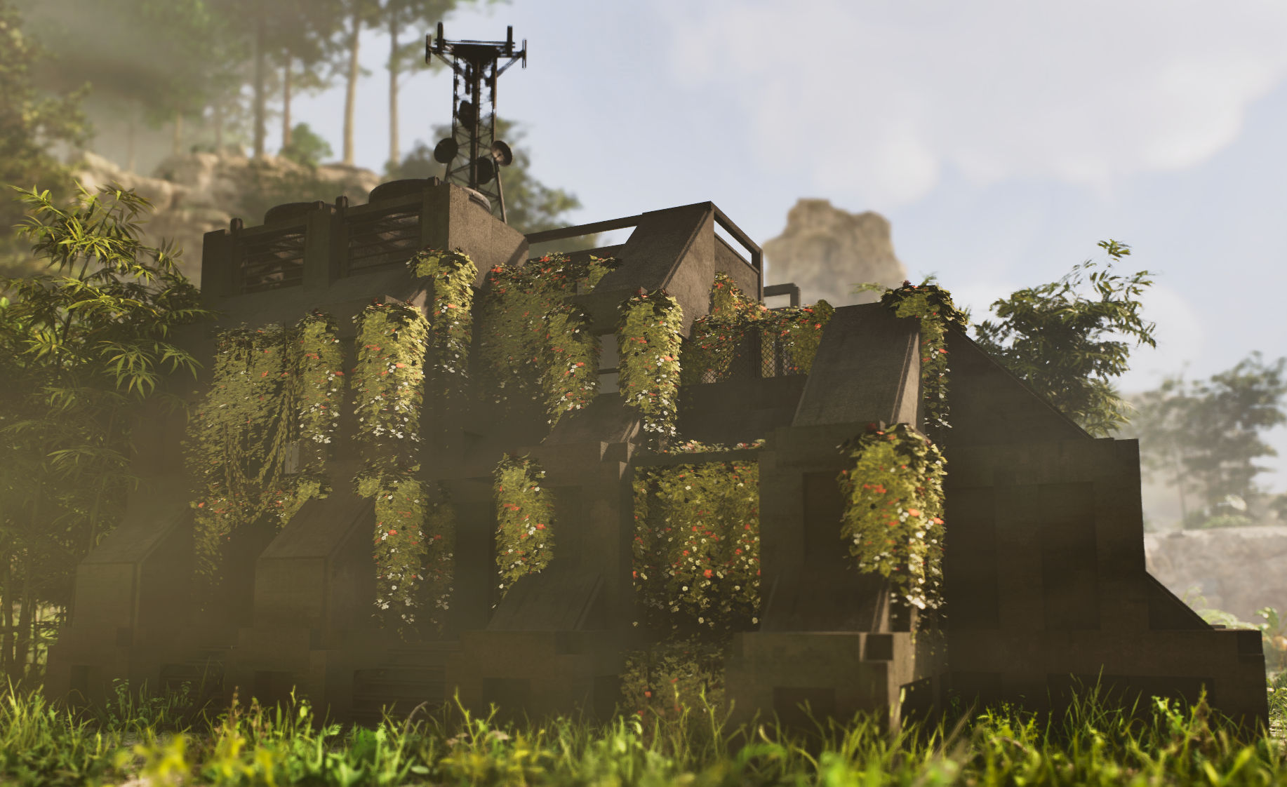 Compact Outpost Bunker + Interior