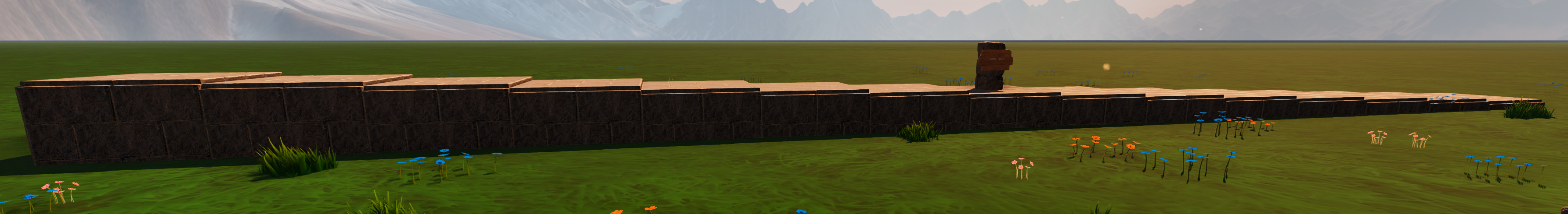 Foundations with 10 Unit Height Offsets