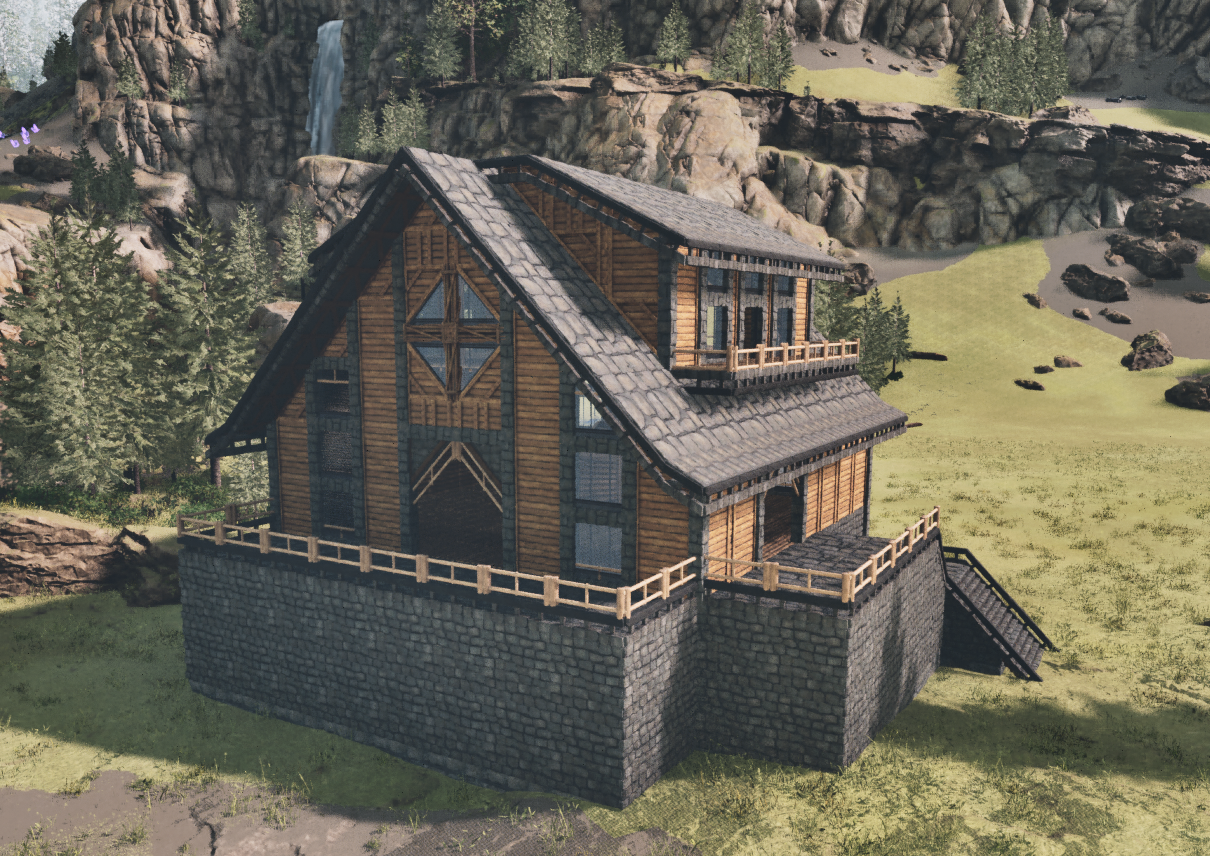 ITSATZU - Compact Cabin - Vanilla - Wood, Stone, Thatch, Adobe, Green House