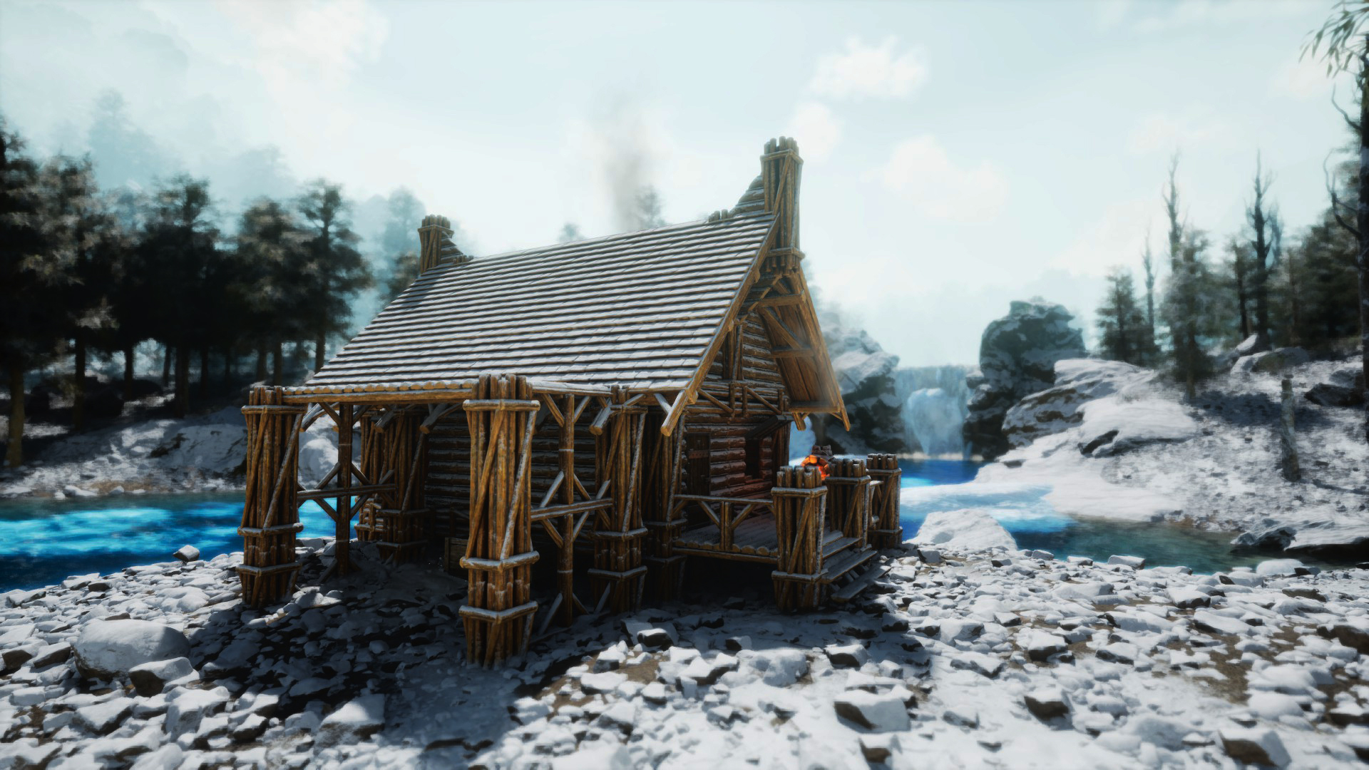 Etholdir Simple Cozy Log Cabin