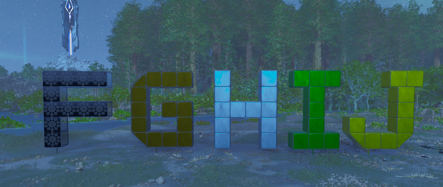 Alphabet Letters ( F G H I J  )