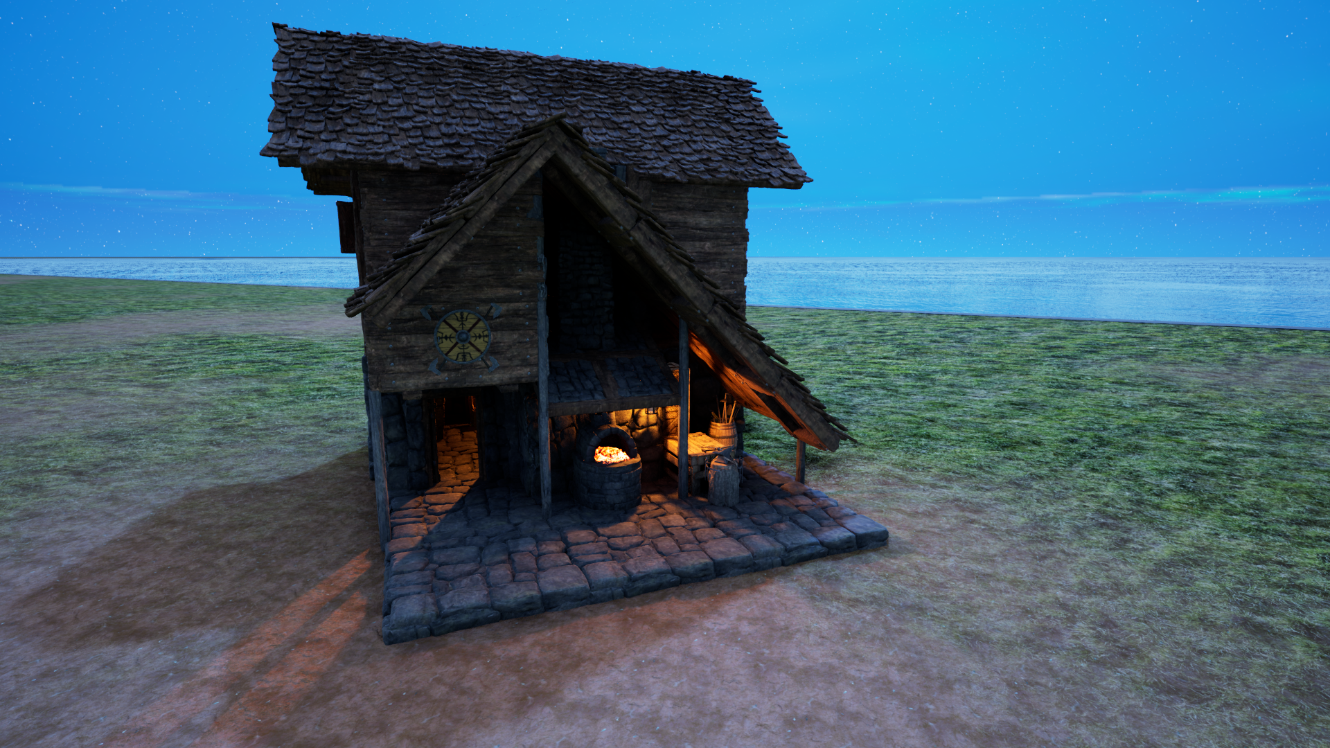 AX Viking Blacksmith Hut