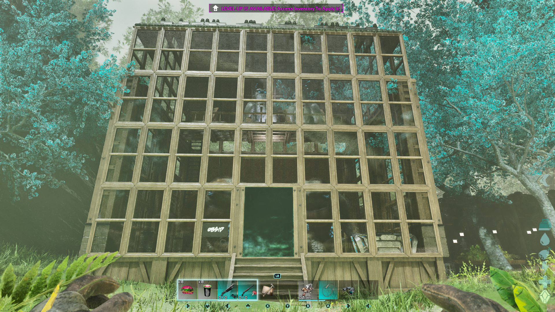 gacha house with owl platfom