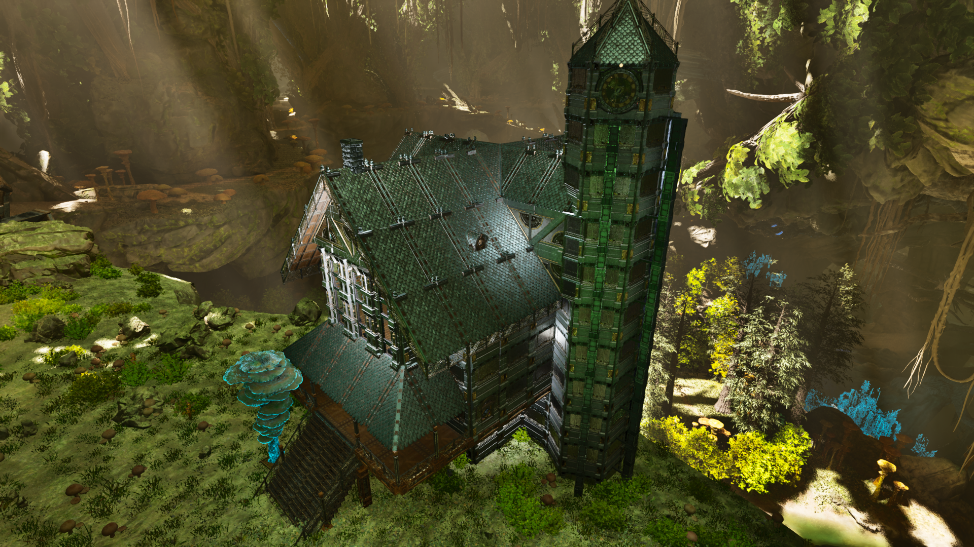 Syntac's Aberration Steampunk Starter House - With Interior