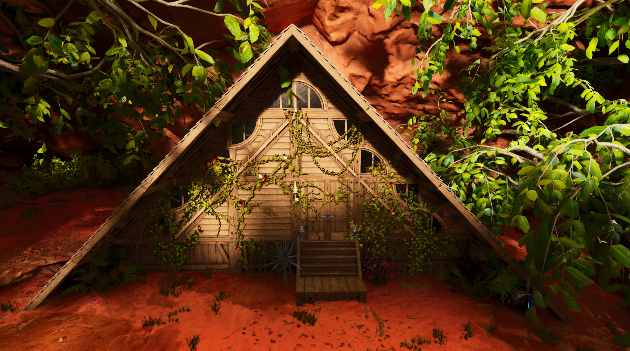 tiny a-frame house