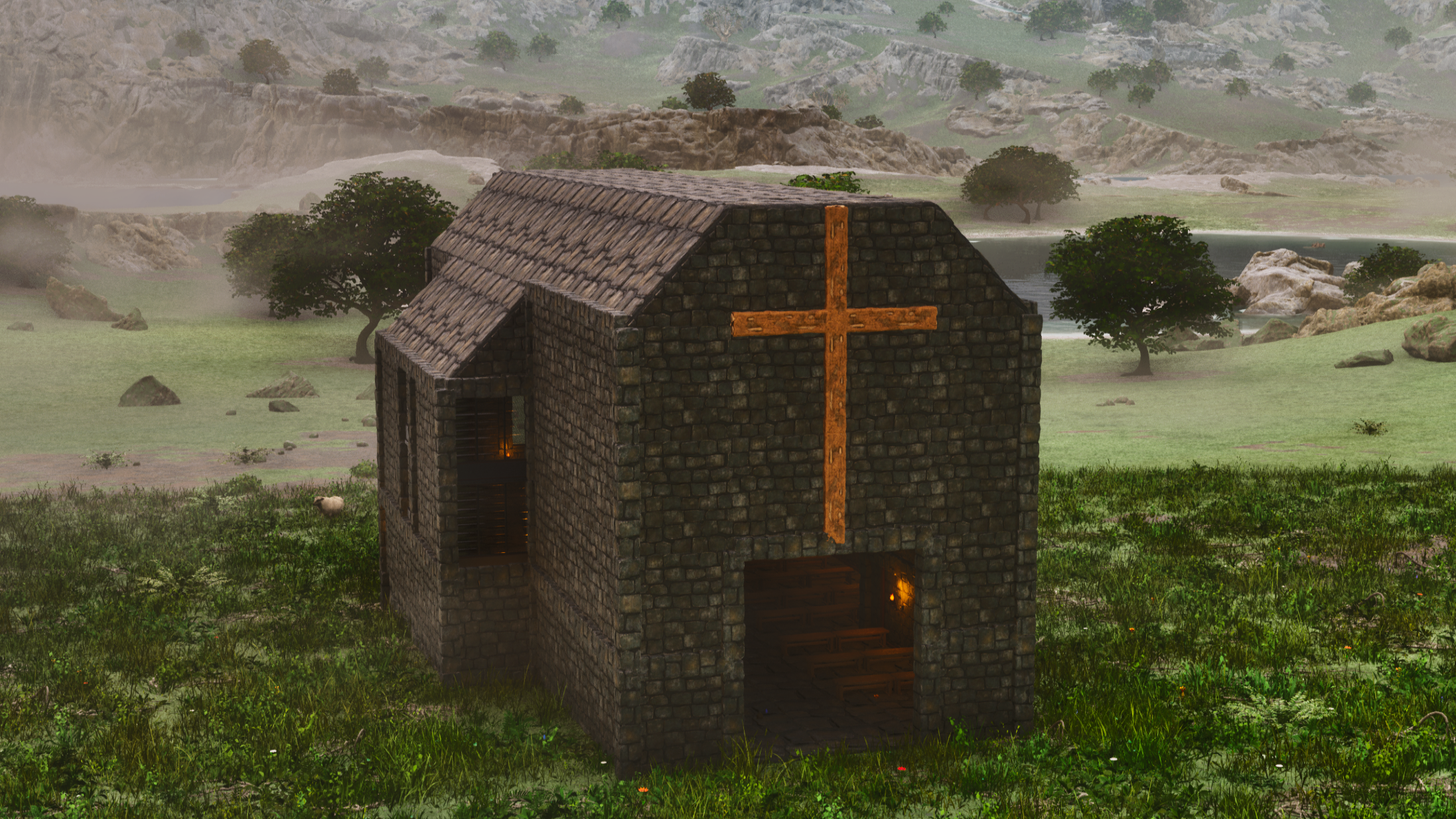 Simple Medival Church