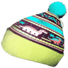 Blue-Ball Winter Beanie