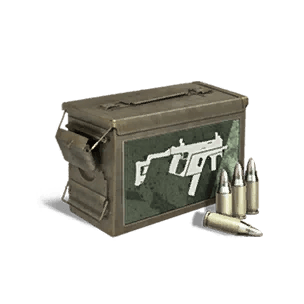 Munitions de pistolet-mitrailleur en acier