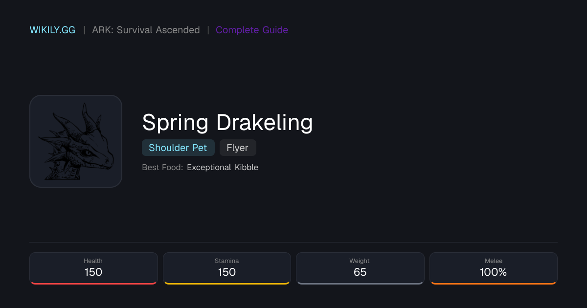 Spring Drakeling - ARK: Survival Ascended