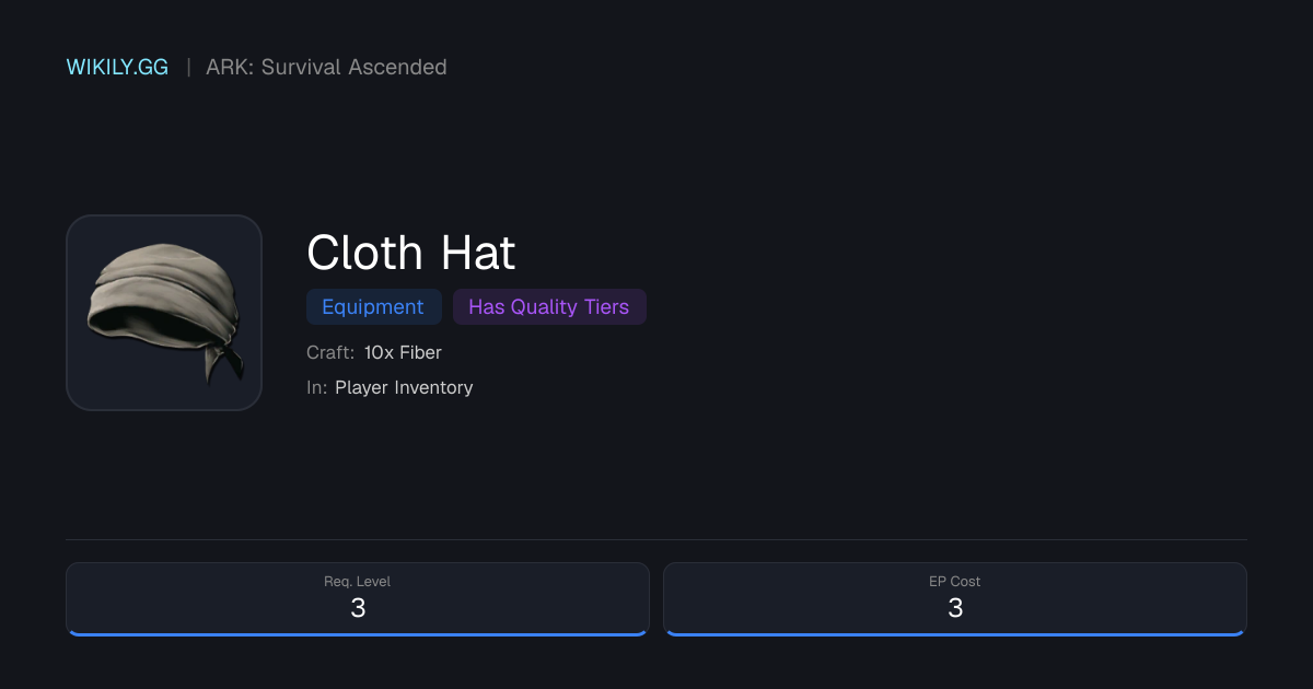 cloth-hat-ark-survival-ascended
