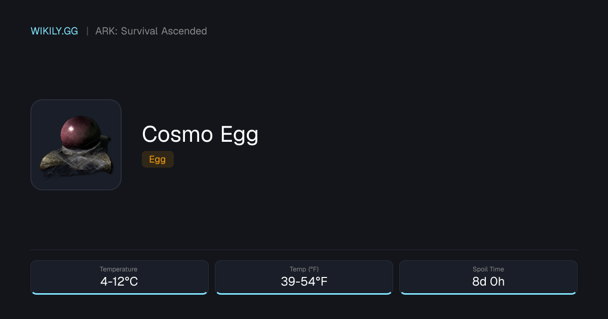Cosmo Egg - ARK: Survival Ascended