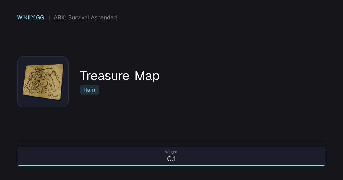 Treasure Map - ARK: Survival Ascended