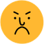 Enojo emotion icon