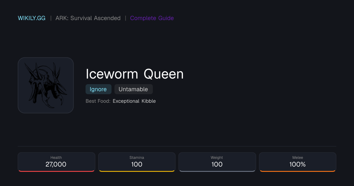 Iceworm Queen - ARK: Survival Ascended