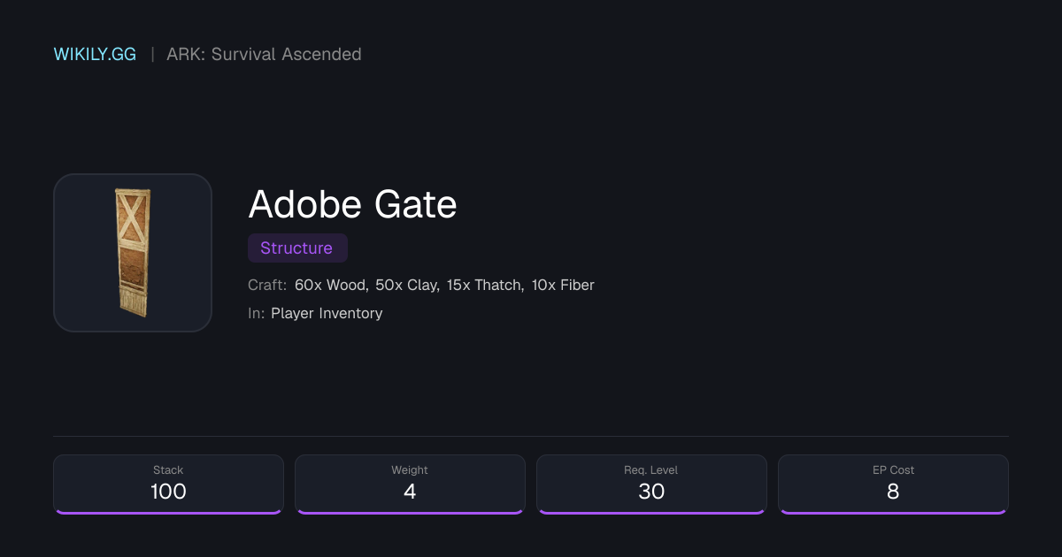 Adobe Gate - ARK: Survival Ascended